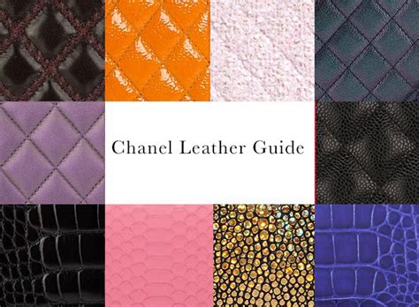 chanel 19 leather types|chanel leather material.